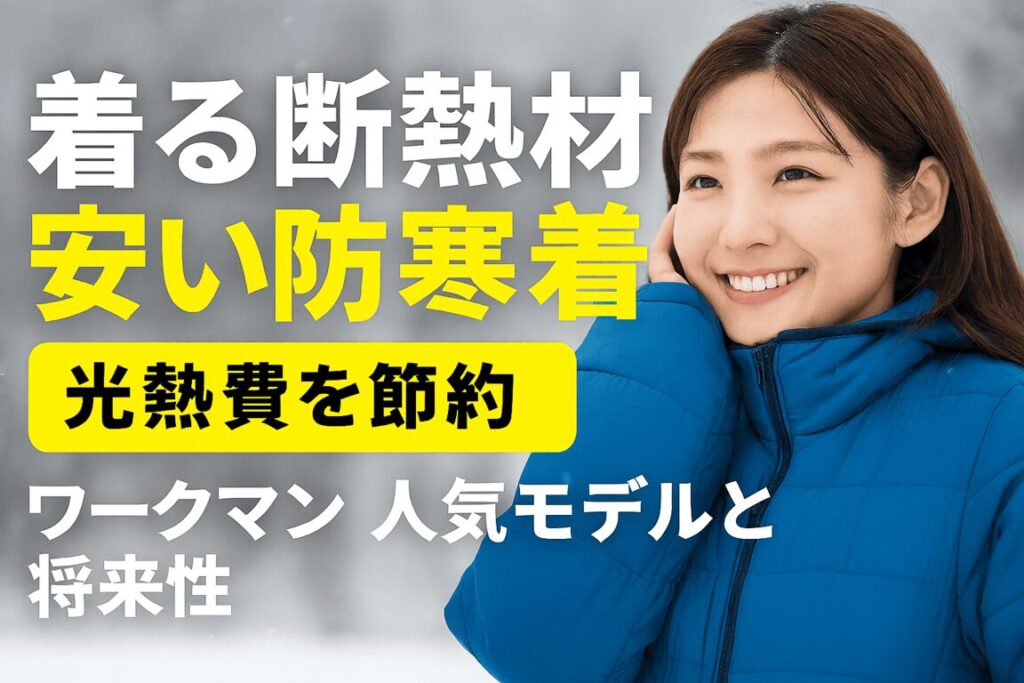 冬の防寒対策に「着る断熱材」が最強だった話
