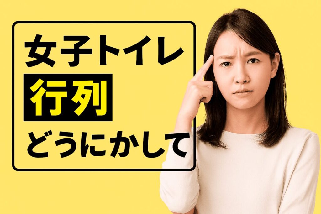 女子トイレの行列、なんであんなに長いの？原因と回避ワザを徹底解説！