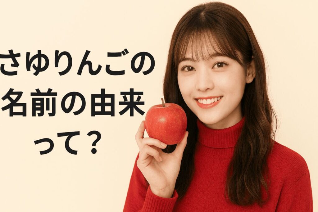 さゆりんごの名前の由来って?元乃木坂46松村沙友理の愛称誕生秘話