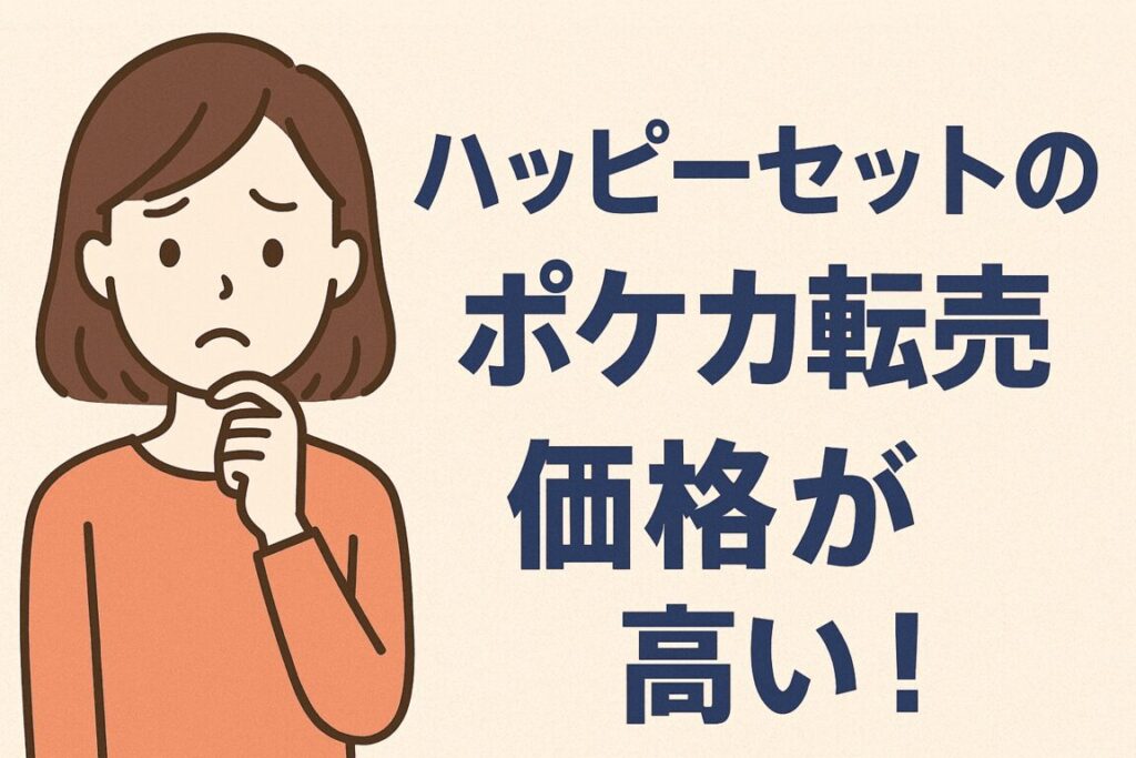ハッピーセットのポケカ転売価格が高い