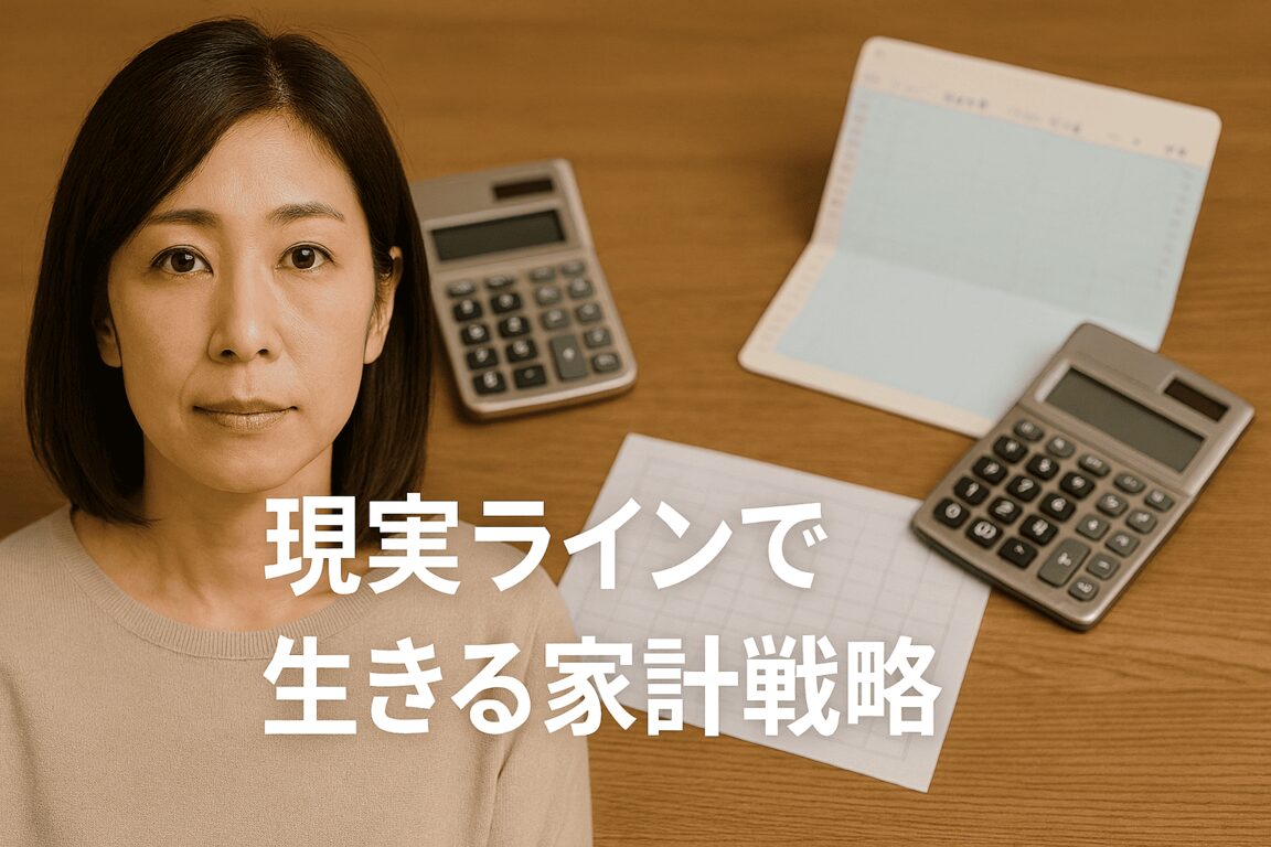 【リアル家計公開】50代4人家族・手取り23万で老後資金ゼロでも諦めない生き方