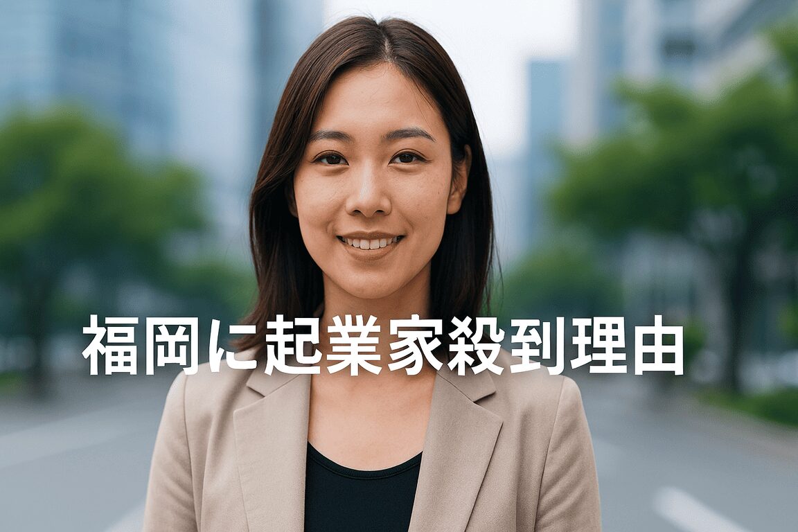 福岡に起業家が殺到してる理由、知ってる？失敗しない秘密を436名のリアルデータから解き明かします✨