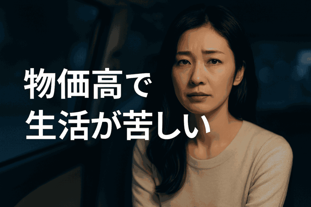 物価高で車中泊生活に?56歳からでも間に合う生活再建の具体策